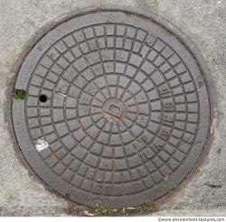 Photo Textures of Manhole Cover